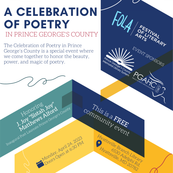 Image: A Celebration of Poetry in Prince George's County 4/24